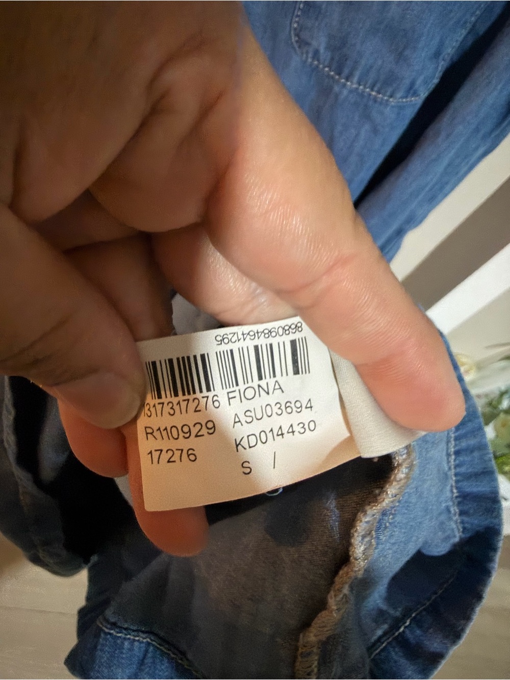 Mavi Indigo Short Sleeve Denim Shift Dress - Picture 7 of 7